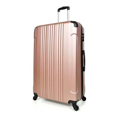 مورانو طقم شنط سفر فايبر أربع قطع روز جولد