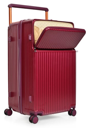 مورانو طقم شنط سفر فايبر يد عريض ثلاثة قطع لون عود...