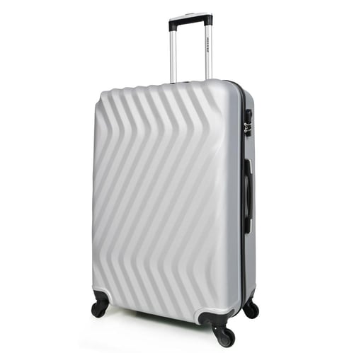 مورانو طقم شنط سفر فايبر ثلاثة قطع سلفر