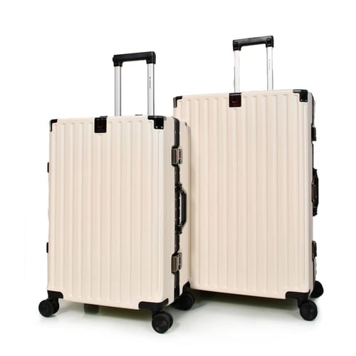 مورانو طقم شنط سفر المنيوم ثلاثة قطع تصميم أنيق وم...