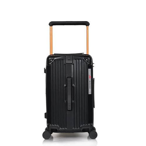 مورانو شنط سفر فايبر 20 أنش كبينة الطائرة أسود