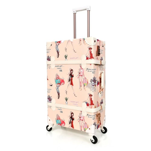 مورانو طقم شنط سفر جلد قطعتين مع مكياج لون بنك فاش...