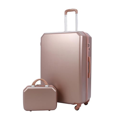 مورانو طقم شنط سفر 3 قطع فايبر مع شنطة مكياج راقي...