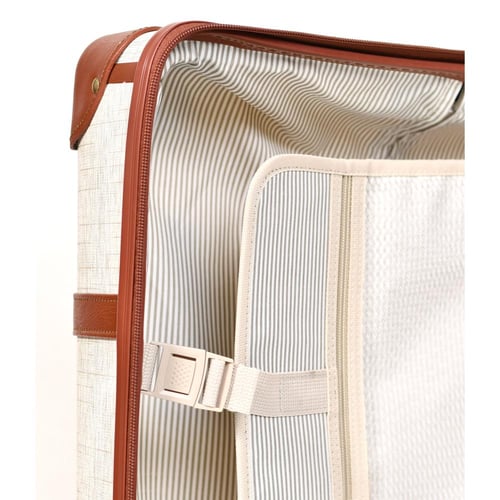 طقم شنط سفر كلاسيك جلد بلكامل مورانو اربع قطع بيج