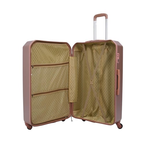 مورانو طقم شنط سفر 3 قطع فايبر مع شنطة مكياج راقي...