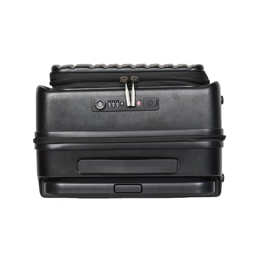 مورانو شنط سفر فايبر 20 أنش كبينة الطائرة أسود