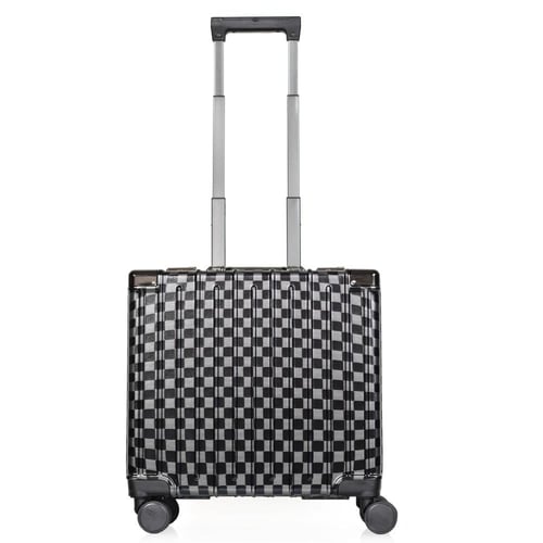 مورانو شنط سفر الومنيوم 18 أنش كبينة الطائرة سلفر