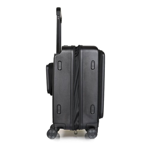 مورانو شنط سفر فايبر 20 أنش كبينة الطائرة أسود