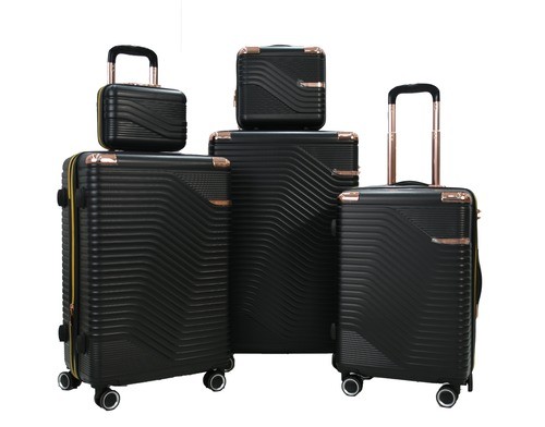 شنط سفر مورانو الفاخر اربعة قطع مع قطعتين مكياج أس...