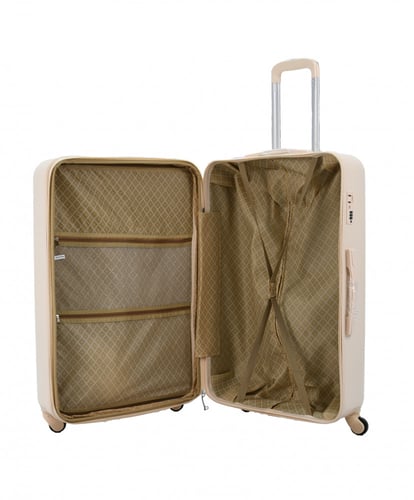 مورانو طقم شنط سفر فايبر متكامل من 3 قطع مع شنط مك...