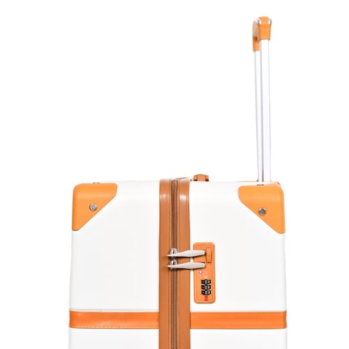 طقم شنط سفر كلاسيك مورانو من7 قطع فايبر و جلد فاخر...