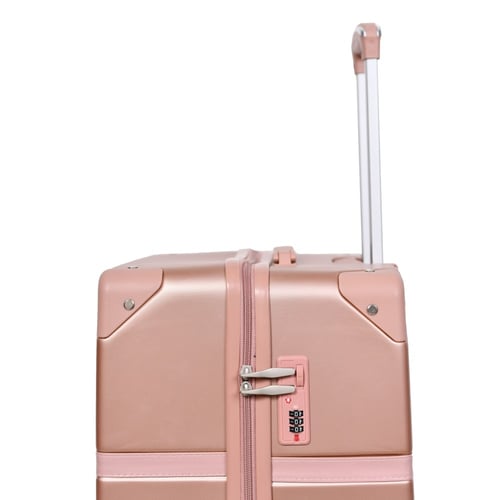 طقم شنط سفر كلاسيك مورانو من7 قطع فايبر و جلد فاخر...