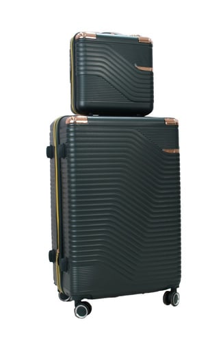 شنط سفر مورانو الفاخر اربعة قطع مع قطعتين اخضر