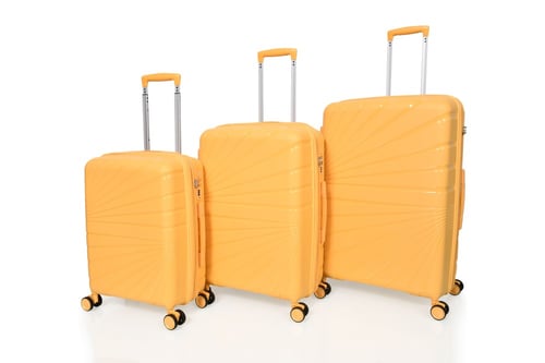 طقم شنط سفر مورانو 3 قطع PP بولي بروبلين غير قابلة...