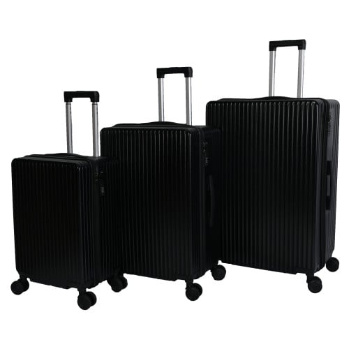 مورانو طقم شنط سفر فايبر pp الصلابة من 3 قطع مخطط...