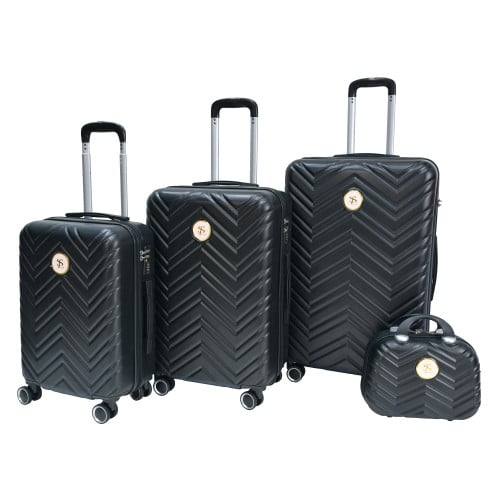 طقم شنط من ستار لاين 3 قطع + 1 مكياج أسود