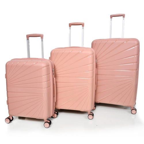 طقم شنط سفر مورانو 3 قطع PP بولي بروبلين غير قابلة...