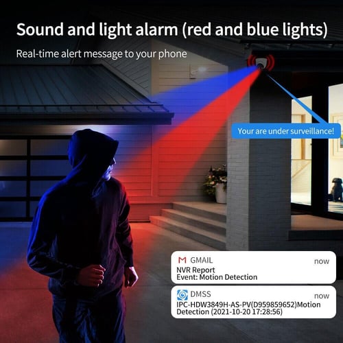 كاميرات مراقبة - 5 ميجابكسل بلس تصوير ليلي ملون -...