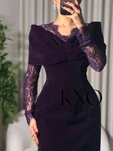 فستان جوج ليكلي فاخر بتفاصيل دانتيل – أنوثة راقية...