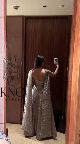 فستان موف ميكادو فاخر بتطريز يدوي مثالي