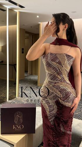 فستان شك فاخر مع جورجيت ليزر بلمسة عصرية وأناقة فا...