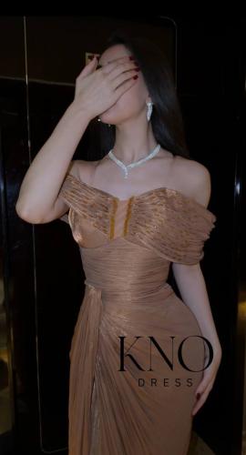 فستان كرنكل مع تطريز يدوي مباشر فاخر بجودة عالية و...