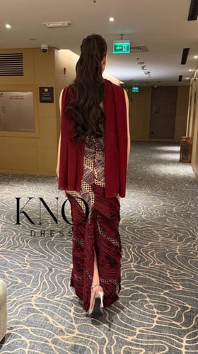 فستان شك فاخر مع جورجيت ليزر بلمسة عصرية وأناقة فا...