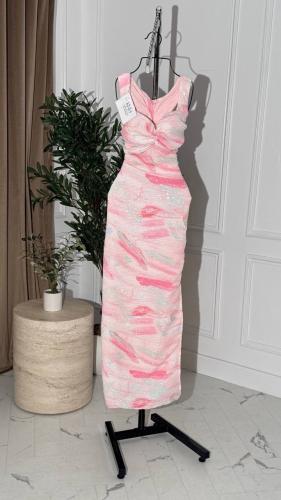 فستان ريلان مخصر بدون اكمام