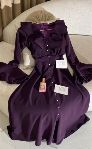 فستان جولي عودي غامق