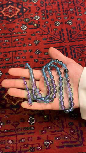 مسبحة سماوي مموج