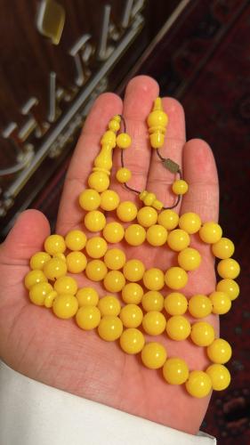 مسباح بولينق قديم اصفر