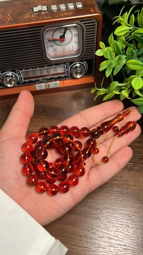 سبحة فاتوران عسلي