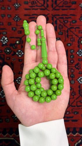 سبحة بكلايت خضراء