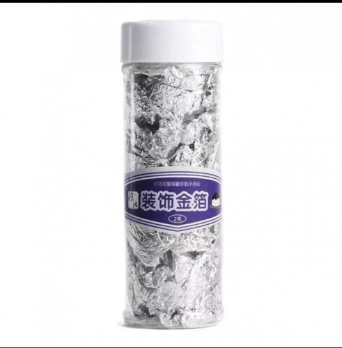 قطع ورق الفضة الصالحة للأكل 2 جرام