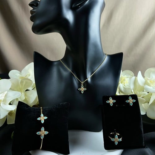 طقم ربرتوكوين ( فيروزي )