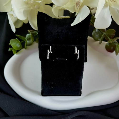 حلق فضي تصميم (Cartier)