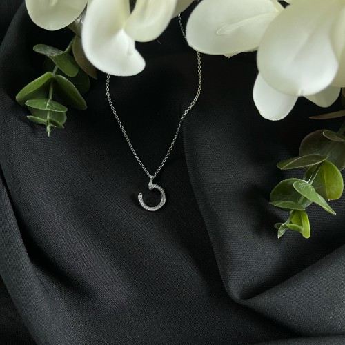 سلسال فضي تصميم( Cartier )