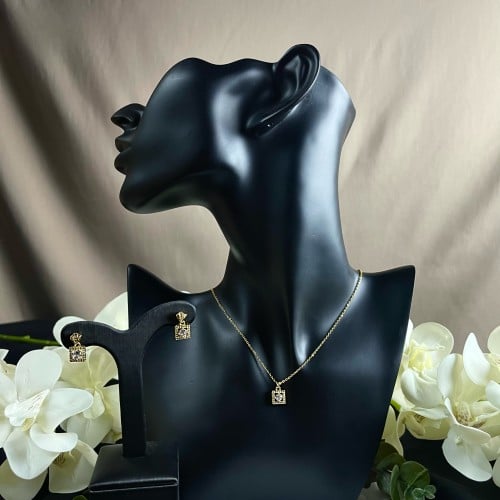 طقم سلسال وحلق ناعم جدا