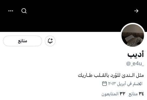حساب تويتر للبيع