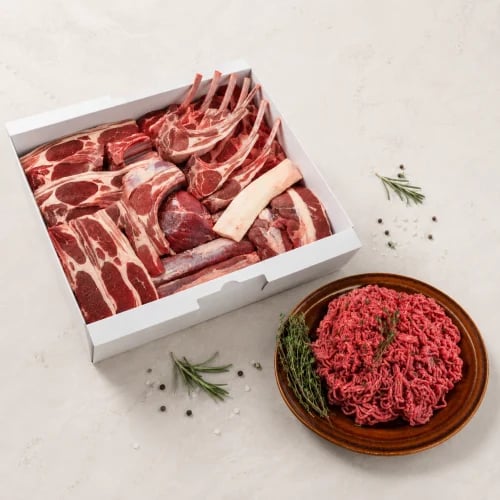 Economy Local Freezer Box - Pre-Cut Local Lamb for Cooking