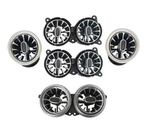 "زوج من فتحات تهوية توربينية أمامية وخلفية من الفئ...