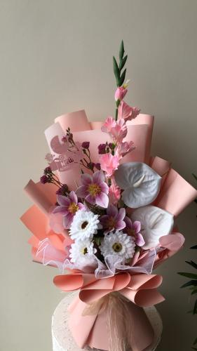 بوكيه ورد صناعي