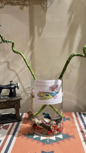 حوض سمك اسطواني