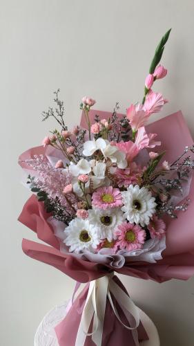 بوكيه ورد صناعي