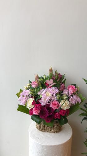 سلّة ورد فاخرة