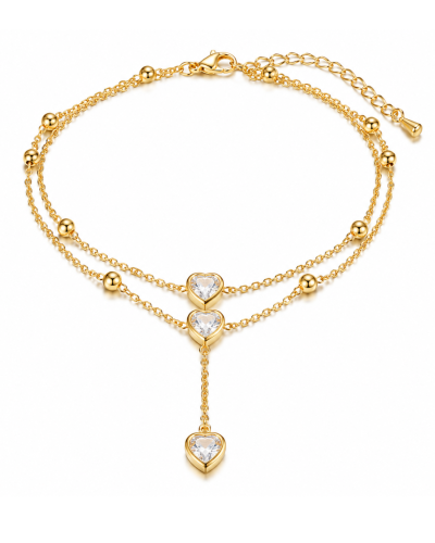 خلخال Crystal Hearts
