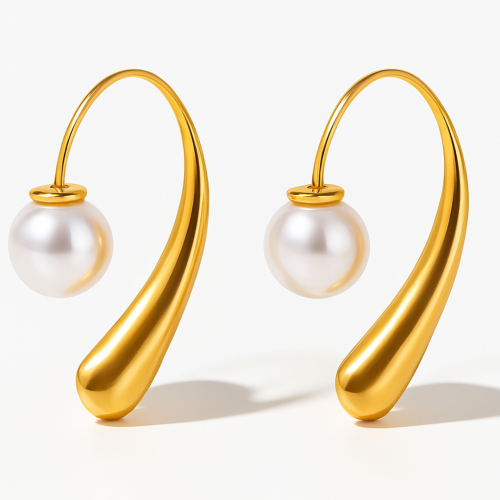 أقراط Pearly