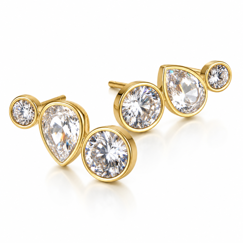 أقراط Three Diamonds