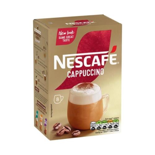 Nescafe Cappuccino - 8 bags - imported