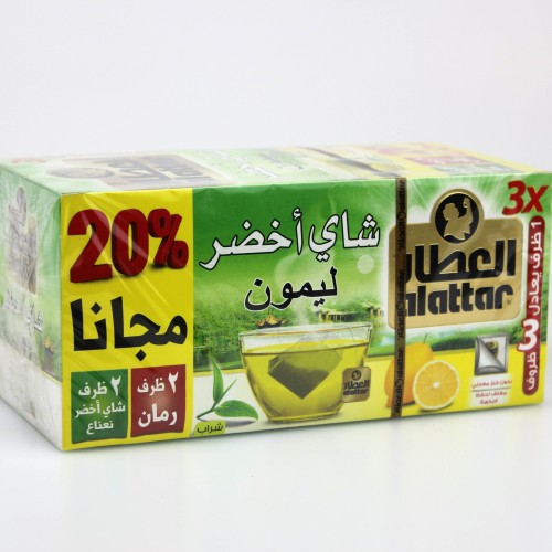 Green tea lemon Al Attar 20 bags